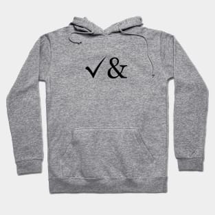 Yes, And - the key to creativity - symbols Hoodie